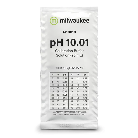 Milwaukee 10.01 pH kalibráló folyadék – 20 ml-es kiszerelés