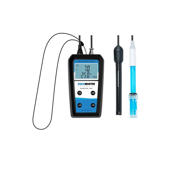 Aqua Master H600 pro pH EC PPM TDS mérő + tok