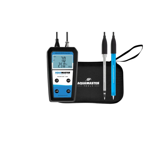 Aqua Master H600 Pro talaj pH, EC, PPM, TDS mérő (tokkal)